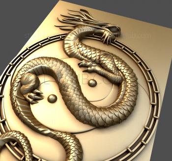 3D model Eastern dragon (STL)